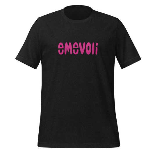 emevoli | Pink Text | Adult Unisex T-Shirt