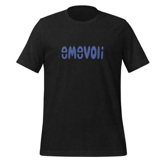 emevoli | Blue Text | Adult Unisex T-Shirt