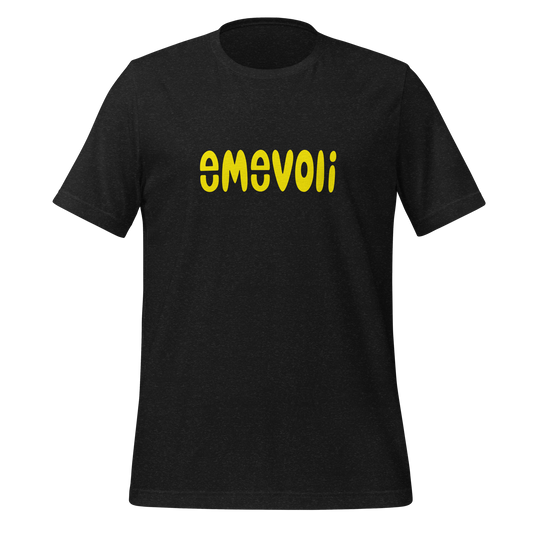 emevoli | Yellow Text | Adult Unisex T-Shirt