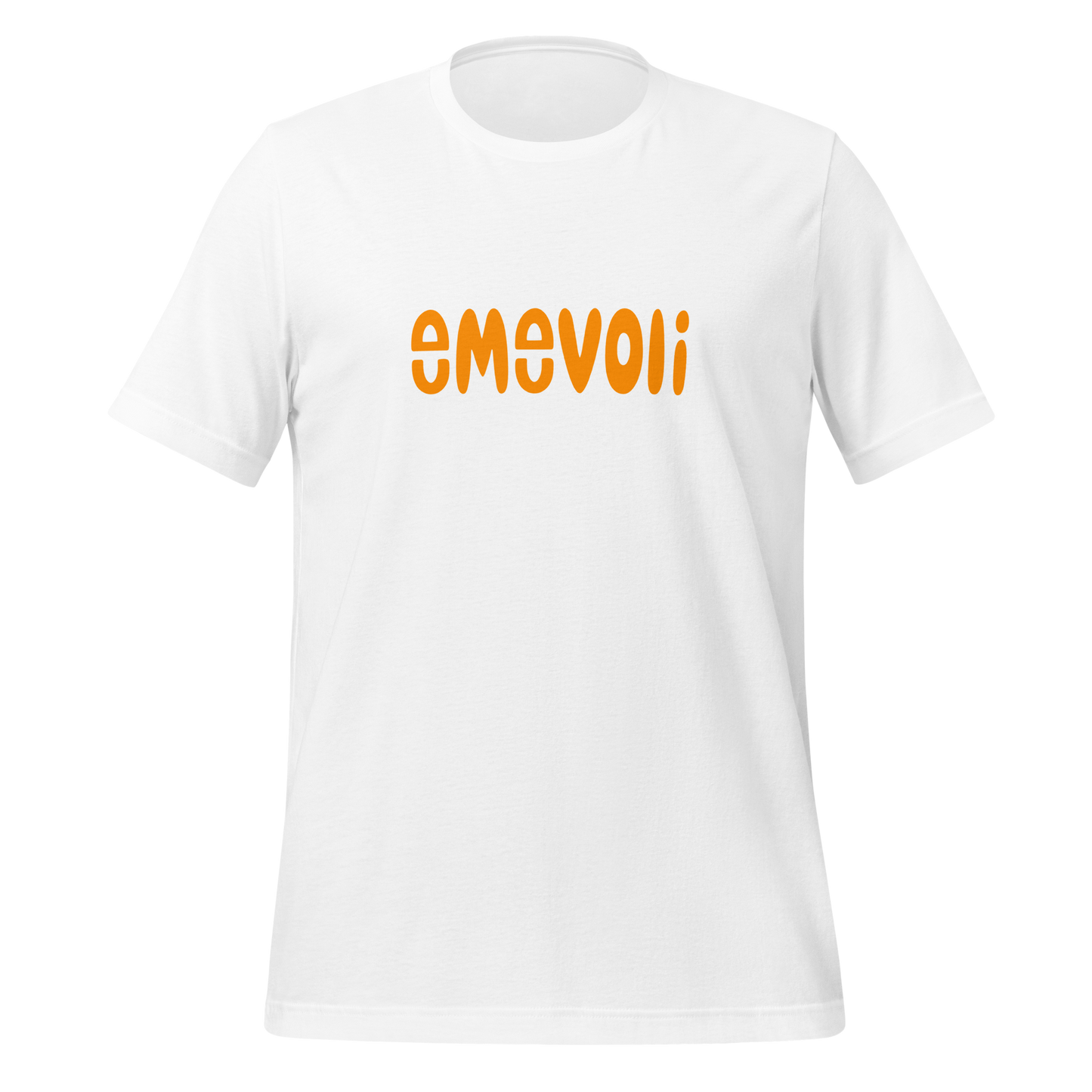 emevoli | Orange Text | Adult Unisex T-Shirt