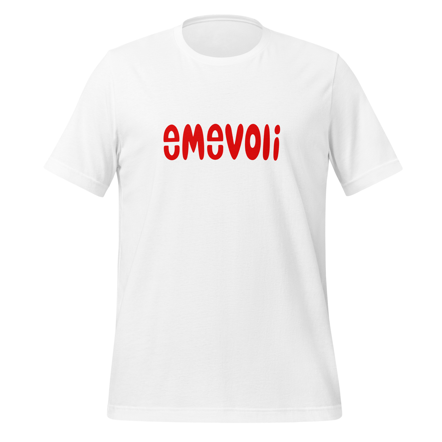 emevoli | Red Text | Adult Unisex T-Shirt