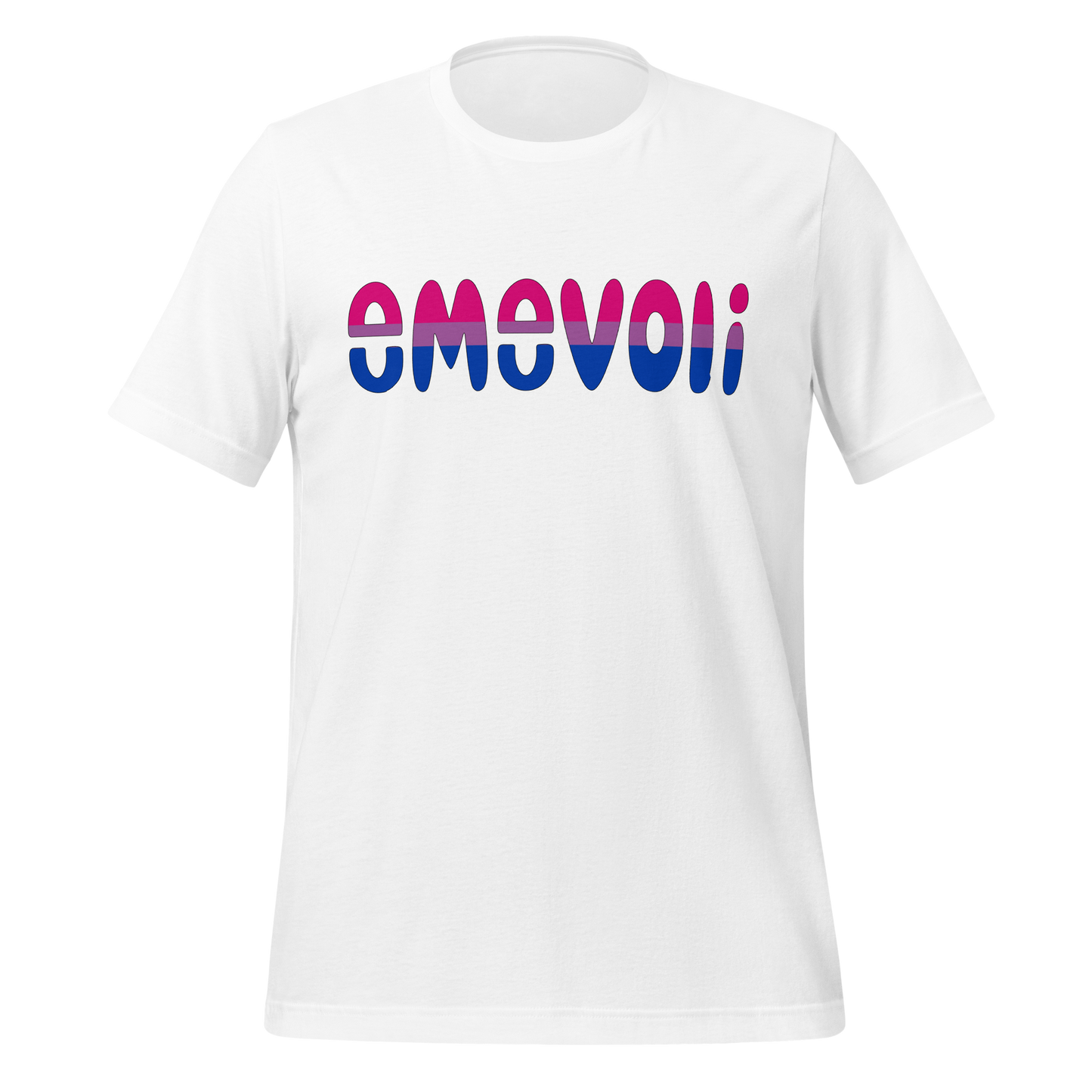 emevoli | Bisexual Flag Colors | Unisex t-shirt