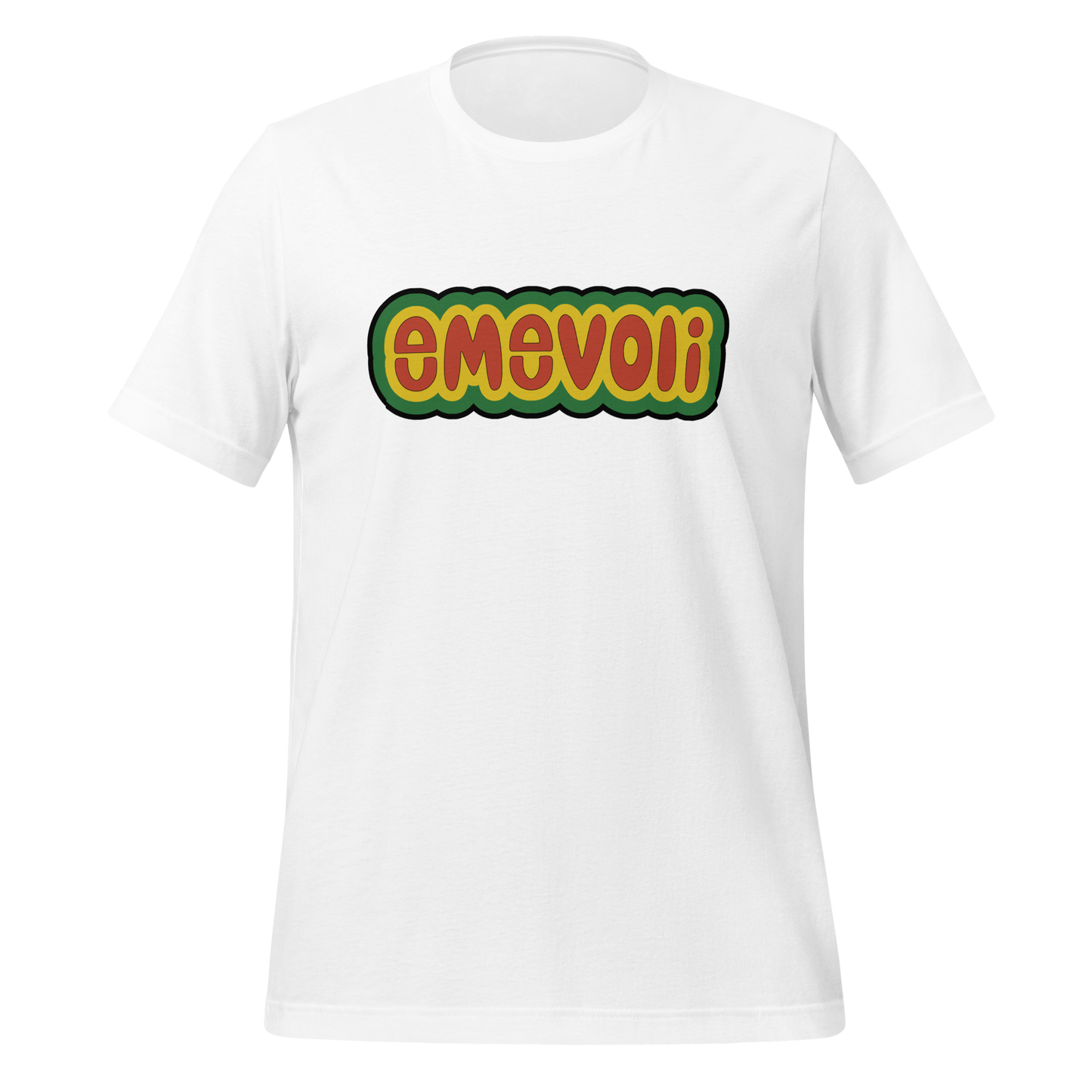 emevoli | Juneteenth Colors | Bubble Letters | Unisex t-shirt