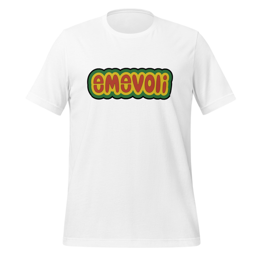 emevoli | Juneteenth Colors | Bubble Letters | Unisex t-shirt