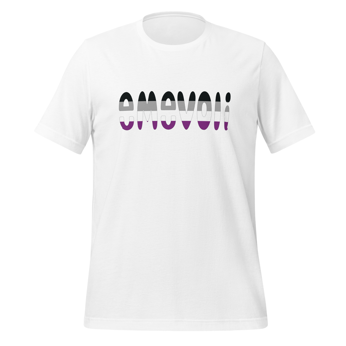 emevoli | Asexual Flag Colors | Unisex T-Shirt