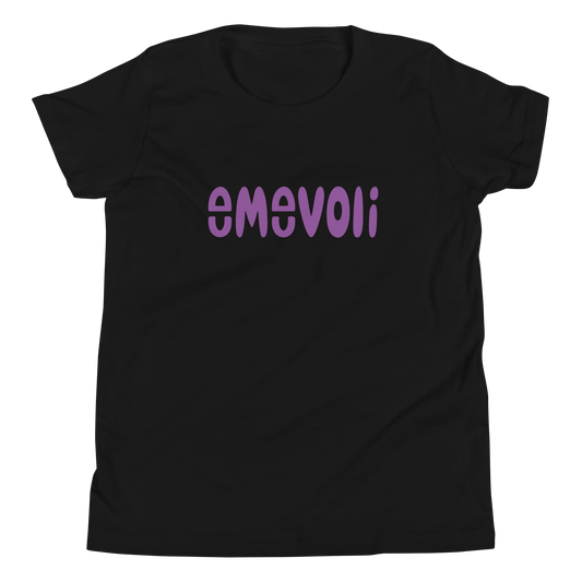 emevoli | Purple Text | T-Shirt | Youth